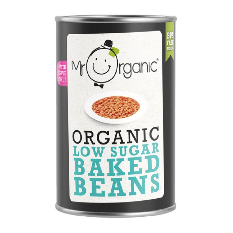 Mr organic Baked Beans, Naturally Sweetened - 400g, Italy - Image 3