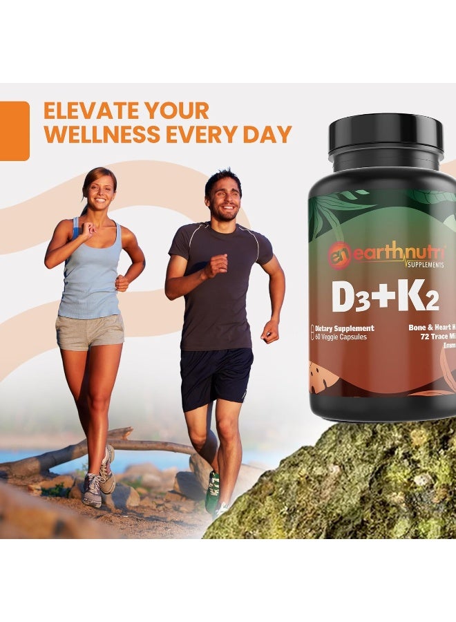EarthNutri Vitamin D3 K2 Supplement for Immune Health - Image 5