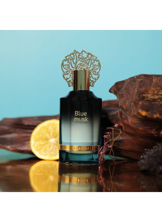 Naseem - Blue Musk Aqua Parfum 55 ML | Luxury Perfume for Men | Natural, Alcohol Free, Long Lasting Fragrance - Image 1