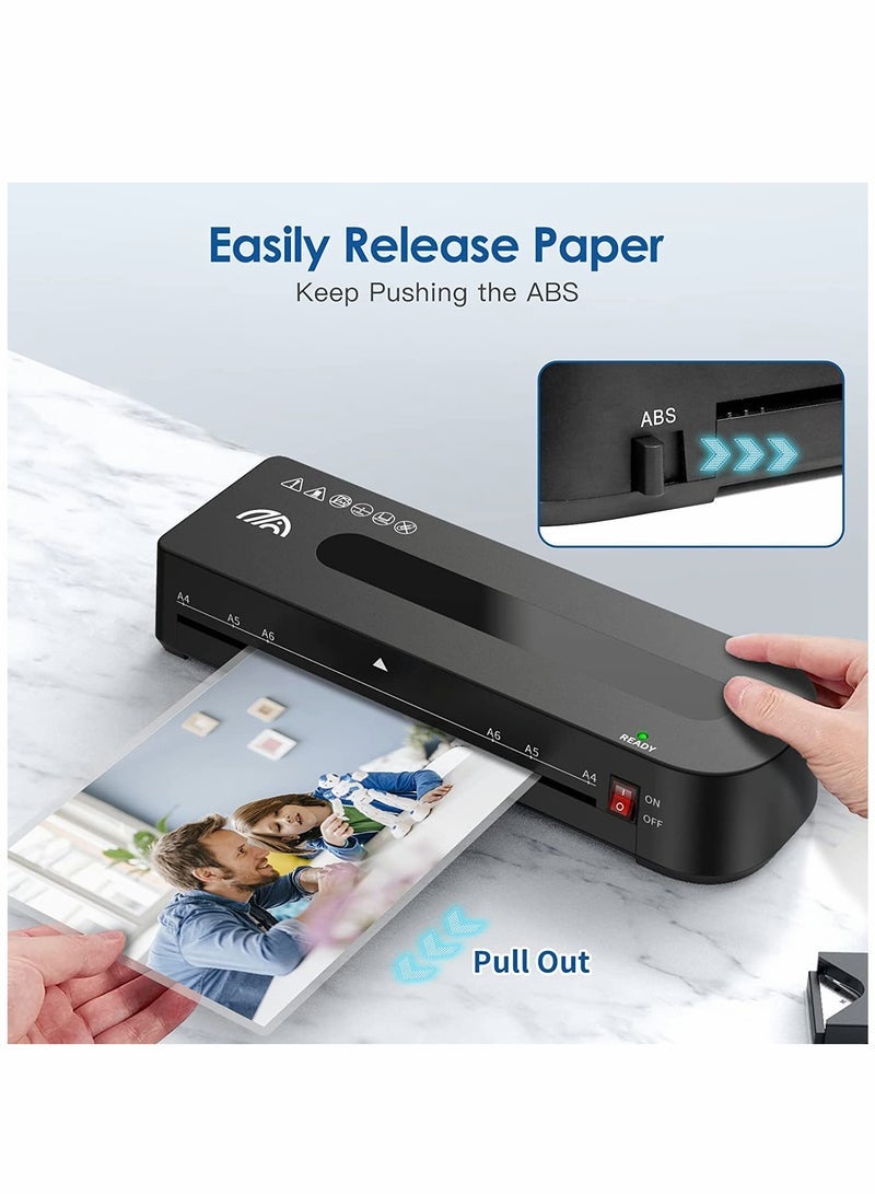 Machine,  A4 Laminator with 30 Laminating Pouches Laminator Machine A4 A5 A6 Laminator Set - Image 5