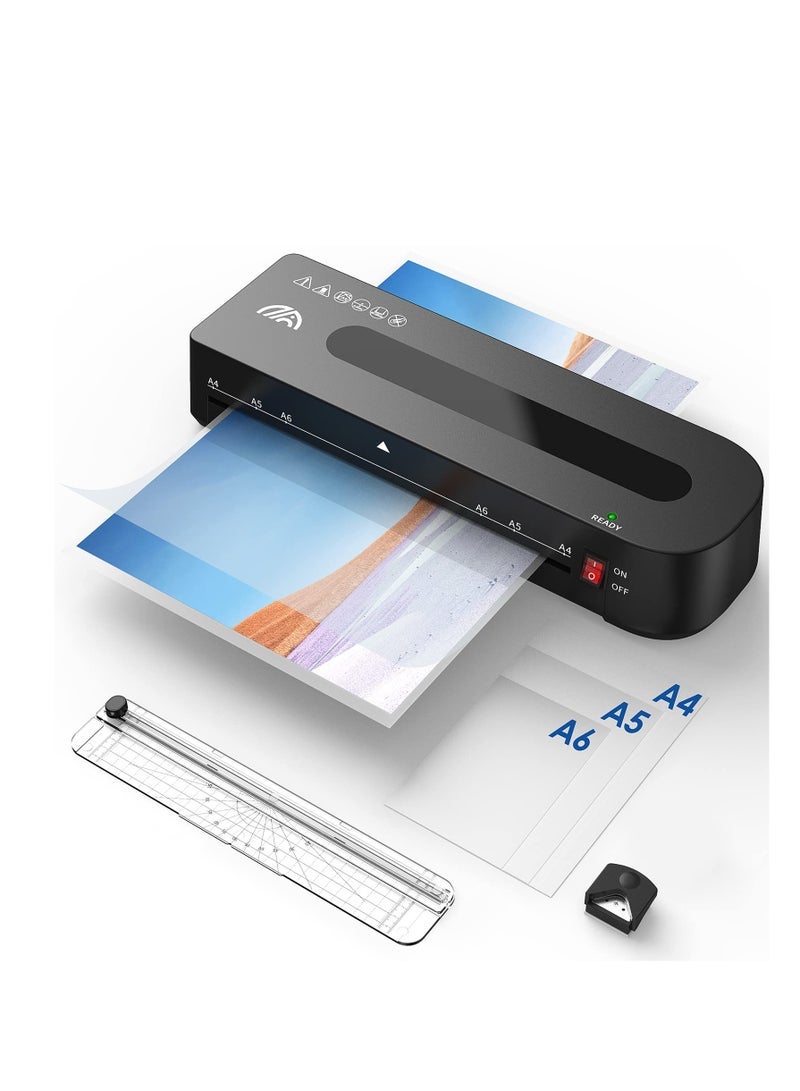Machine,  A4 Laminator with 30 Laminating Pouches Laminator Machine A4 A5 A6 Laminator Set - Image 1