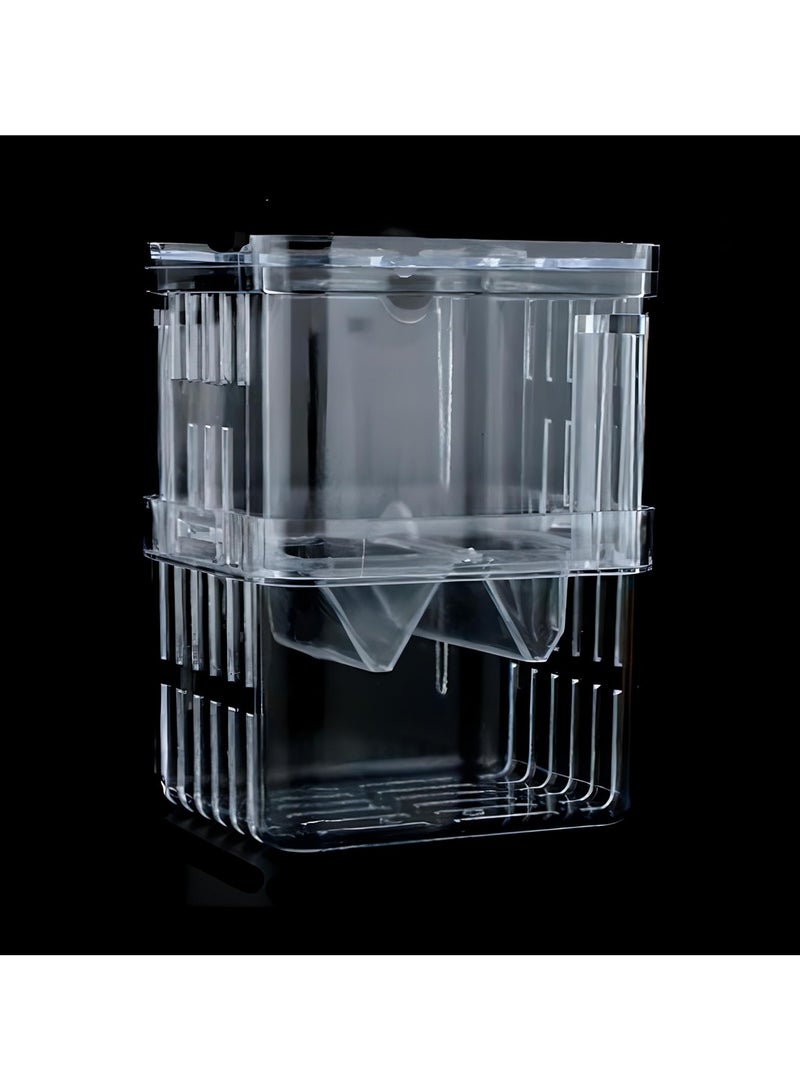 Generic Pneumatic Type Aquarium Fish Breeder Box for Hatchery Perfect Isolator for Aggressive Fish Injured Fish Shrimp Clownfish Fish Tank Incubator Breeding Box for Small Baby Fish (Small)  - Image 5