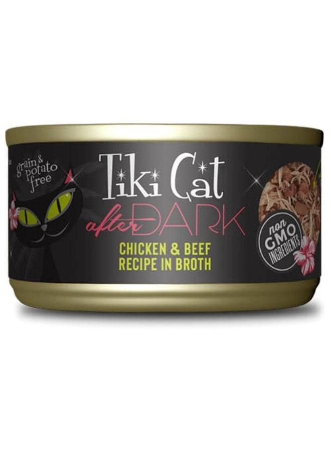 Tiki Cat After Dark Chicken and Beef in Gravy Wet Cat Food 80g