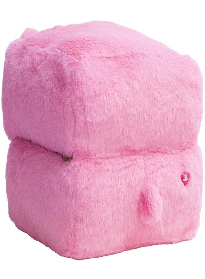 Happy Nappers: Care Bears 10" Pop N' Play Cube - Cheer Bear - Mushmillow Character Unfolds Into A Plush Pillow, Multi-Use, Chair-Footrest, Kids Toy - Image 5