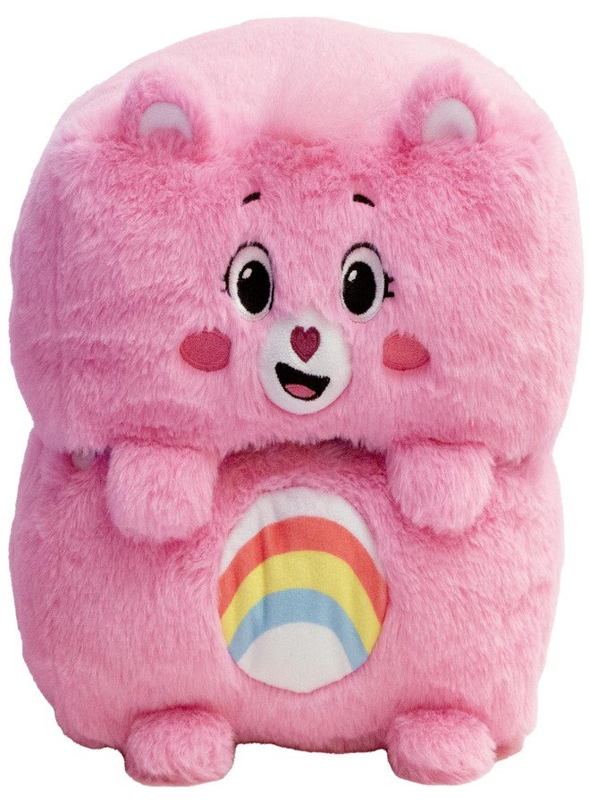 Happy Nappers: Care Bears 10" Pop N' Play Cube - Cheer Bear - Mushmillow Character Unfolds Into A Plush Pillow, Multi-Use, Chair-Footrest, Kids Toy - Image 4