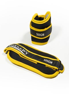 Therapy Fitness Ankle Weight (Yellow/Black) - 500grams  - Image 1