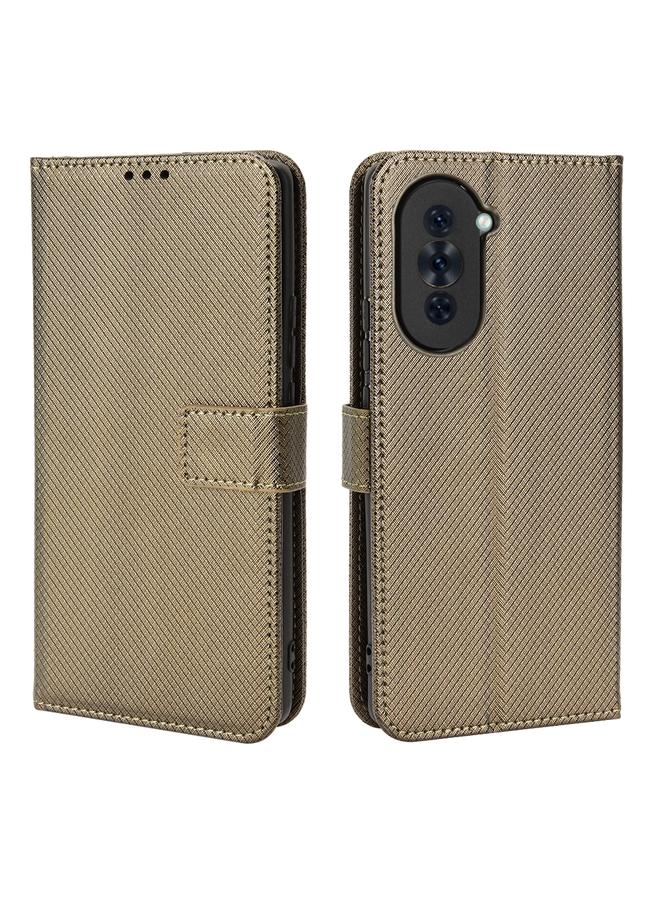 اس-توب جراب لهاتف Huawei nova 10 Pro مصنوع من الجلد بتصميم ماسي - Image 2