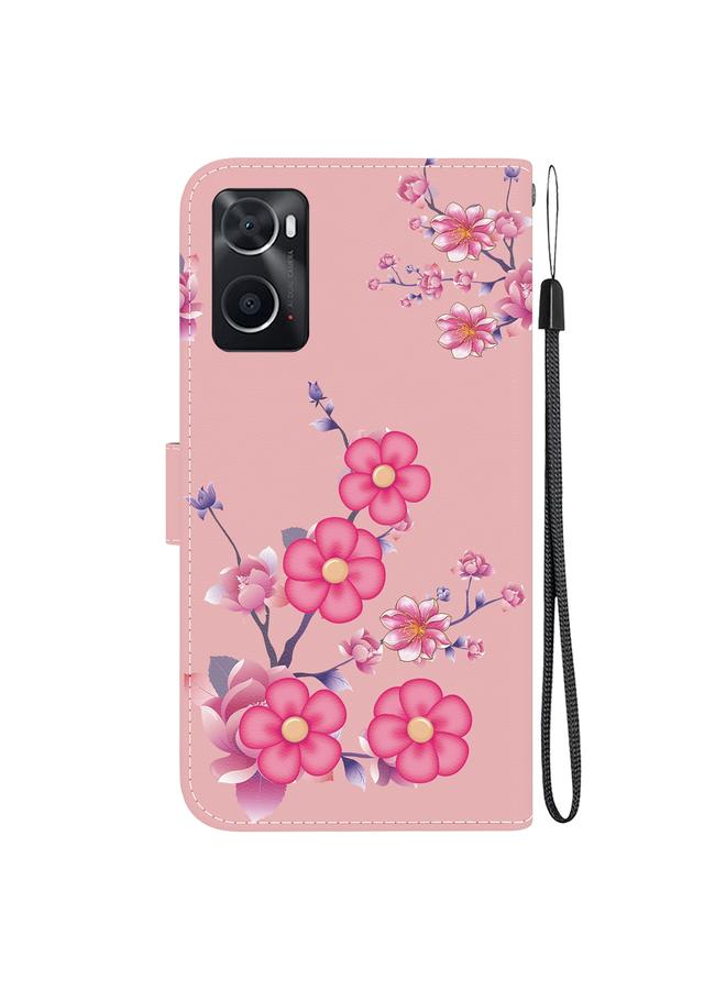 S-TOP Case For Realme 9i / OPPO A76 4G Crystal Texture Colored Drawing Leather Phone Case - Image 3