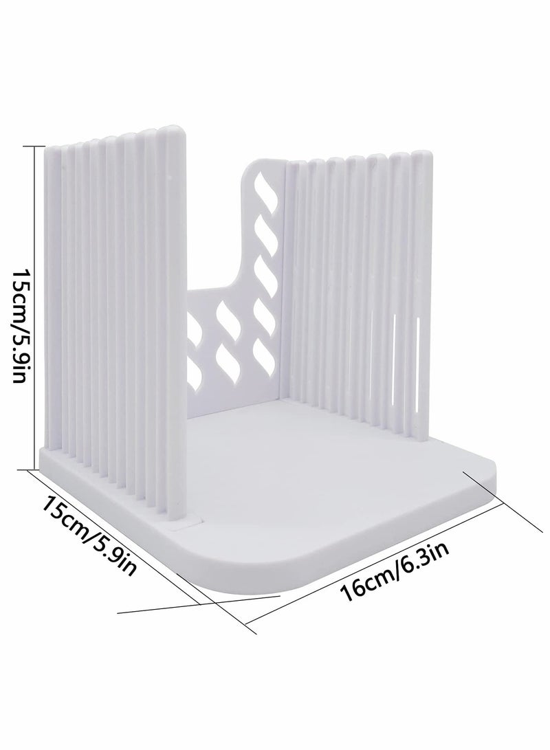 SOLARAE قطاعة خبز للخبز المنزلي، دليل تقطيع توست قابل للتعديل، دليل تقطيع الرغيف بالتساوي، آلة قطع ساندويتش بايجل قابلة للطي، 1 قطعة - Image 5