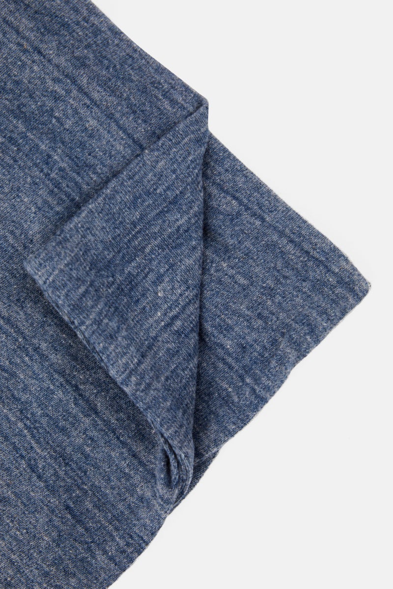 Posh Home Queen Size 4 Piece Jersey Knit Sheet Set 229 x 254 cm, Navy - Image 3