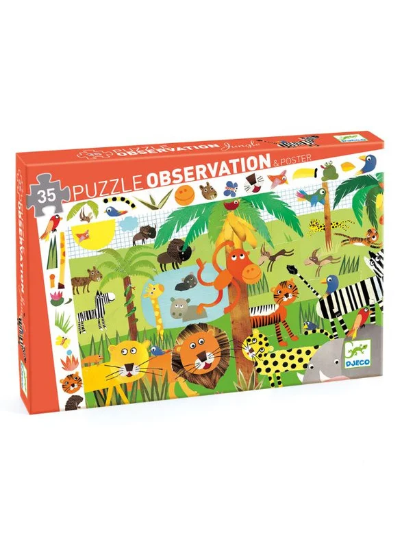 دجيكو Jungle Puzzle - 35pcs