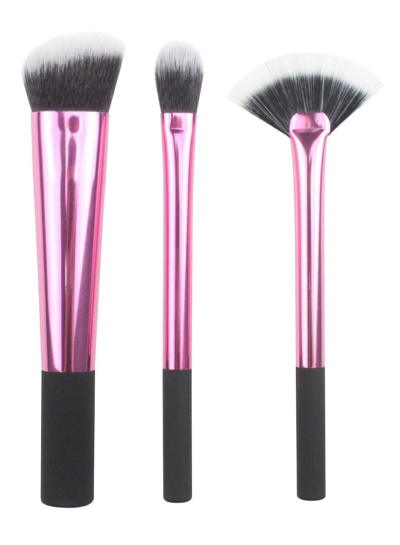 نيبمينينت طقم فرش مكياج محمولة مكون من 3 قطع متعدد الألوان - Image 1