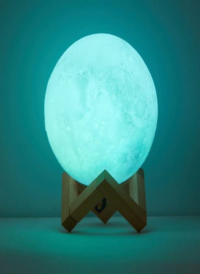 Urban Lifestyle Moon Earth 3D Lamp, White - Image 4