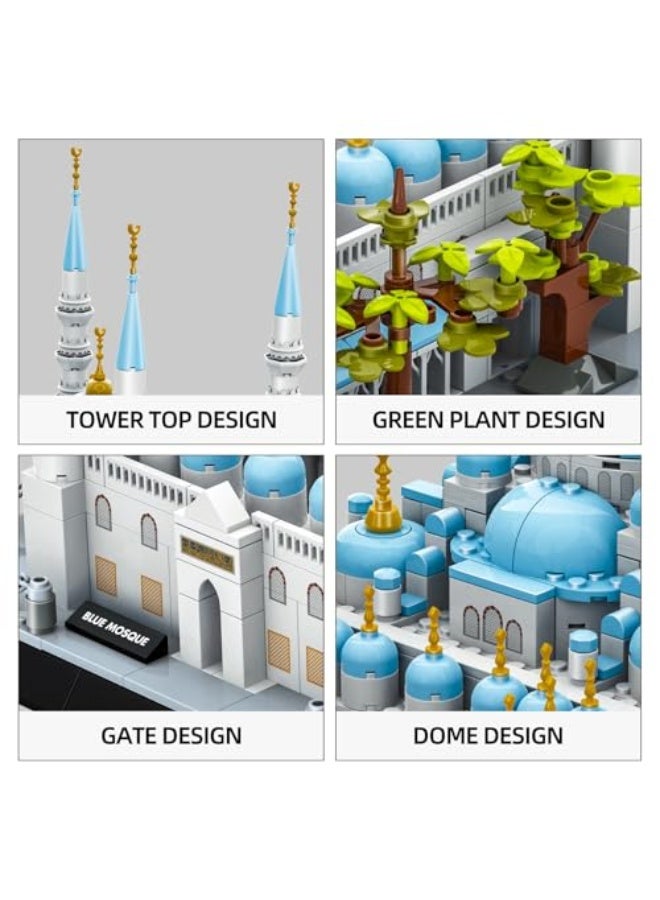 wange Blue Mosque Building Block Set - Image 3