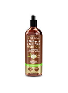 VOLAMENA WITH DEVICE Volamena 12 In 1 Bhringraj & Tea Tree Botanical Cold Pressed Hair Oil 200 Ml  - Image 1
