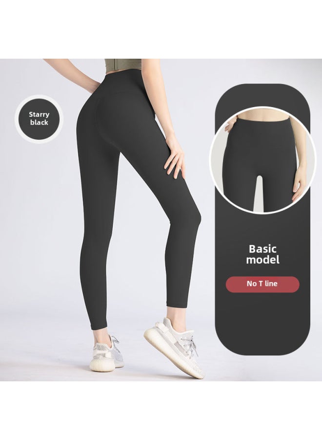 general Black Women's Upgraded High Waist Yoga Pants, Butt Lifting Tummy Control Workout Leggings - Image 1
