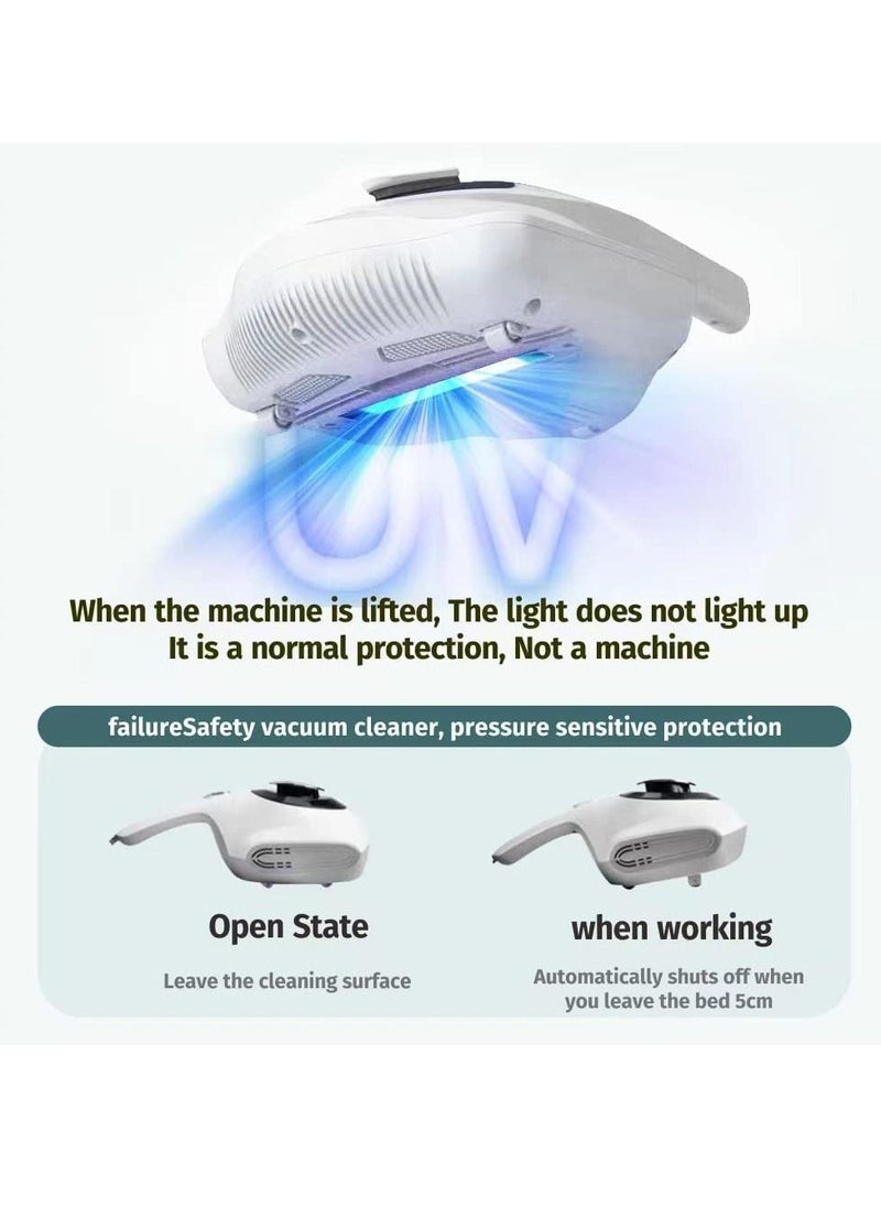 Y&D - Bed Vacuum Cleaner, UV Mattress Cleaner Handheld Efficient Cleaning Super Suction - Image 1