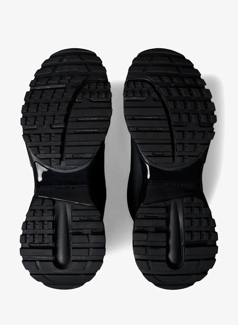 Calvin Klein Jeans Triple Black Trailblazer — Leather Runner Trainers for Men | Best Price UAE