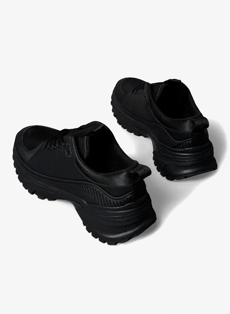 Calvin Klein Jeans Triple Black Trailblazer — Leather Runner Trainers for Men | Best Price UAE