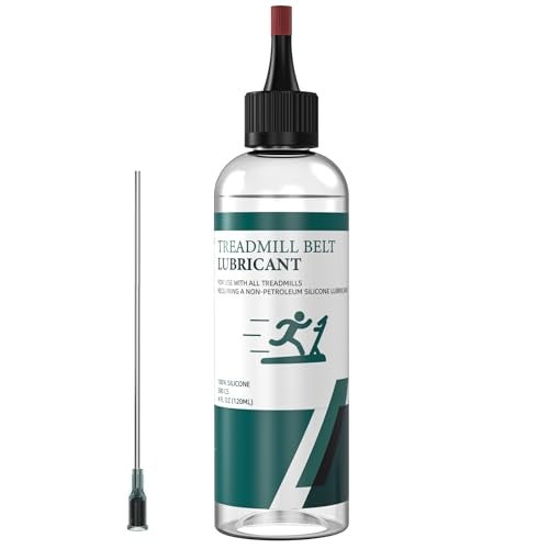 CCGeass Treadmill Belt Lubricant, 100% Silicone Treadmill Lube High-Temperature Resistant Stable Non-Toxic Odorless Lubricant, with Application Tubes and Precision Screw Caps, 8 Ounces - Image 1