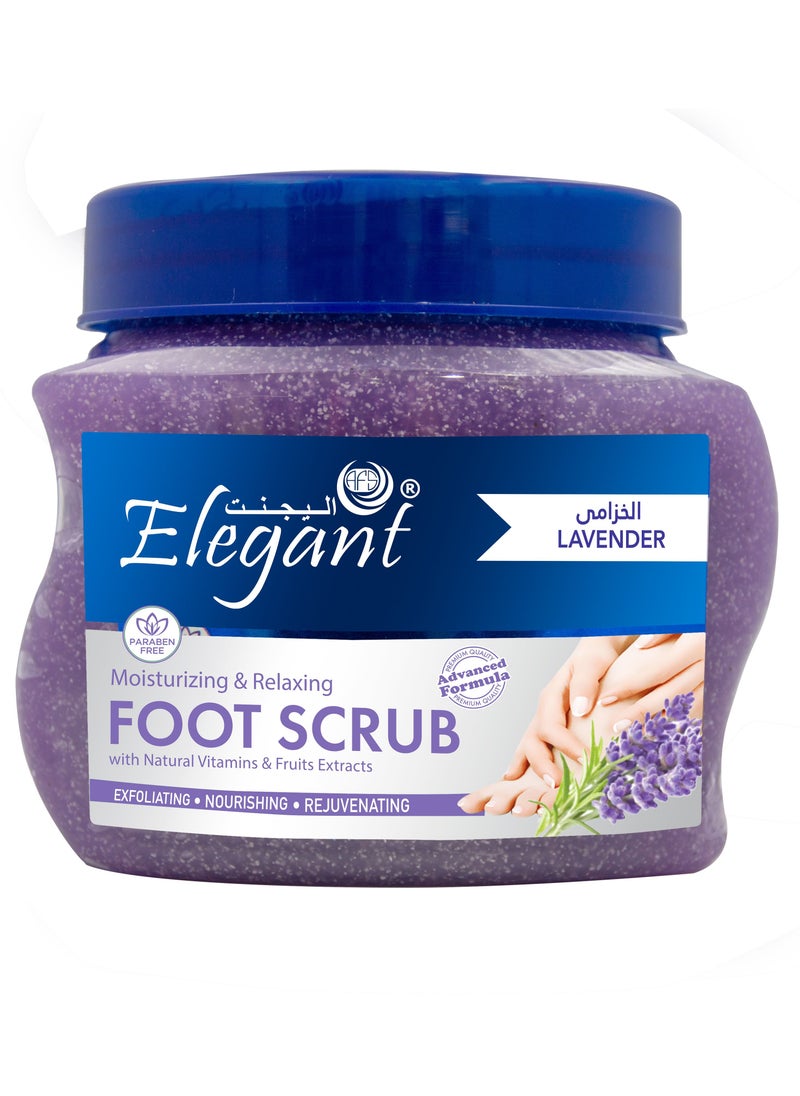 Elegant Lavender Foot Scrub 500ml - pzsku/ZAFDF96E97A4A5BE61A29Z/45/_/1664176521/d736fea7-80f2-4adb-8c3b-7a3223395977