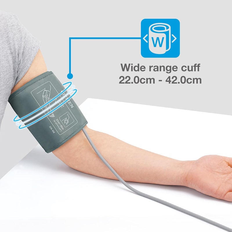 Citizen Digital Blood Pressure Monitors for Arm Easy View Display Blood Pressure Machine with Irregular Heart Monitor and Hypertension Indicator with Extra Large Cuff Arm BP Machine for Home Use - Image 2