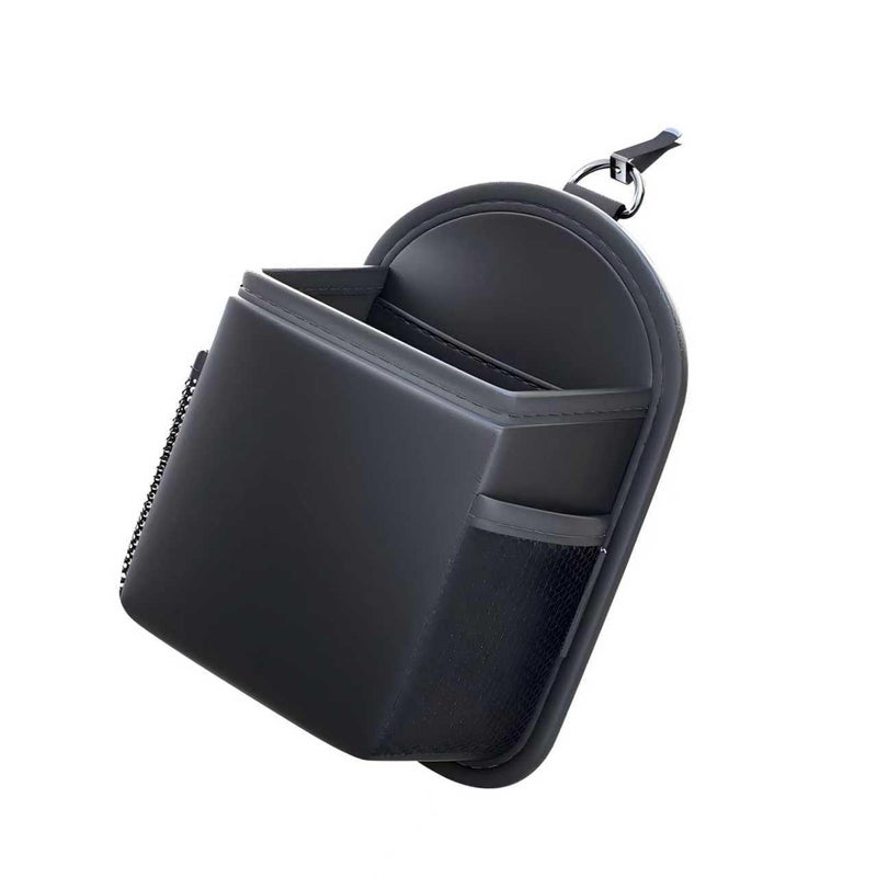 CyperFair Car Air Vent Storage Bag Organizer Pocket Multifunctional Air Conditioner Vent Organizer for ID Cards Glasses Phones Pens Keys Keeps Your Car Neat Tidy for Stressfree Journey Black - Image 3