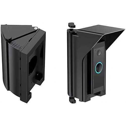 OLAIKE Waterproof 30 to 60 Degree Doorbell Angle Mount for Video Doorbell 1/2/3/3Plus/4/Wired/Pro/Pro2/(2020 Release), Blink and Nest Doorbell Battery/Wired, Black - Image 1