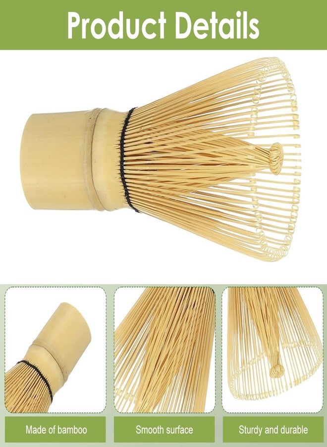 Supvox® Matcha Tea Set, Traditional Matcha Tool Kit with Bamboo Whisk, Scoop & Scraper, Japanese Matcha Accessories for Preparing Frothy Green Tea - Image 3