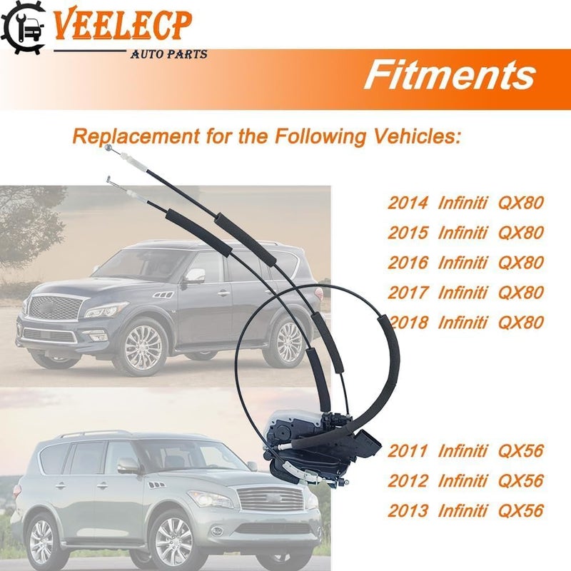 VEELECP Door Lock Latch Actuator for Infiniti QX56 QX80 - Front Passenger Side Replacement - Image 4