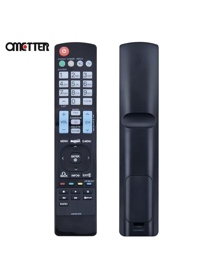 OMETTER Suitable for LCD TV Remote Control AKB72914036 37LD450 60PX950 32LV3400 55LX9500 22LE5500