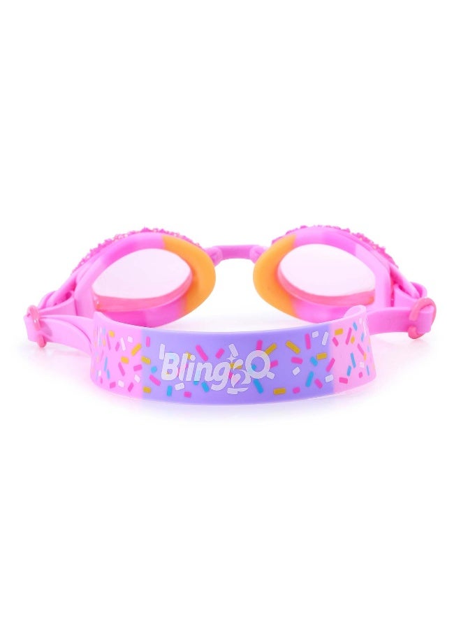 Bling2O نظارات السباحة بلينغ2و كريستال روك كاندي باللون الوردي - Image 3