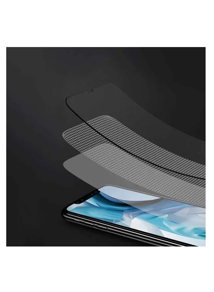 ديفيا فان فول فيو زجاج مقسى كامل لهاتف أيفون 11 برو الجديد (5.8 بوصة) - أسود - Image 3