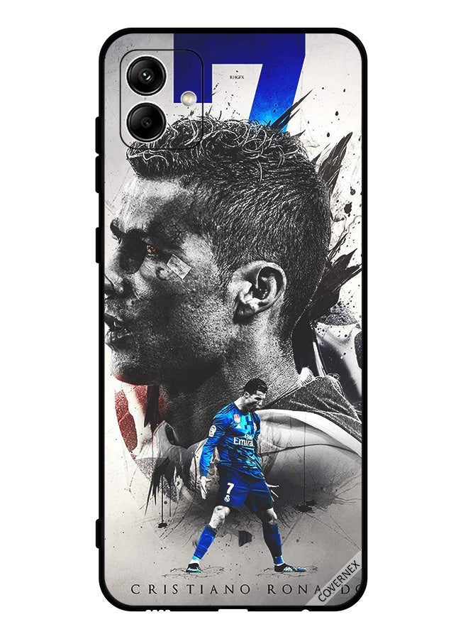 Covernex Protective Case Cover For Samsung Galaxy A04 4G Cristiano Ronaldo Wallpaper - Image 1
