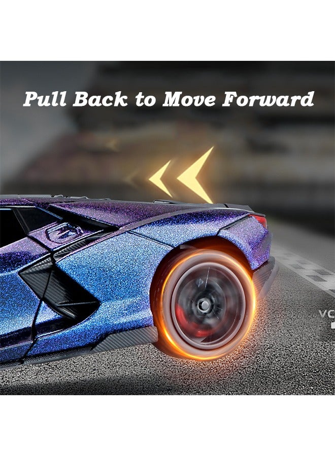 general 1:32 Lambo Sian FKP3 Alloy Model Car with Light and Sound Pull Back Car Toy for Boys Age 3+ Year Old (Star Light Color) - Image 5
