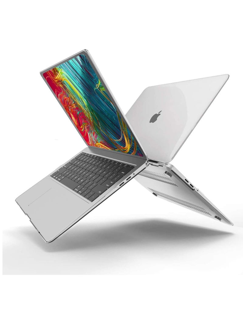 Generic 3in 1 Rubberized Hard Case Compatible with MacBook Air 13.6 inch M4 Chip 2025 A3240/ M3 Chip 2024 A3113/M2 Chip 2022 A2681, Rubberized Plastic Hard Shell Case + TPU Keyboard Cover + Clear Screen Protector,Frosted Clear  - Image 3