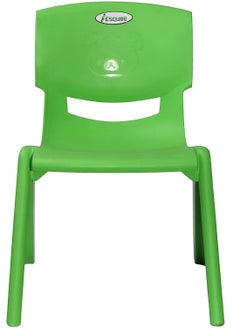 ESQUBE Kids Plastic School Study Chair Green  - Image 1