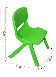 ESQUBE Kids Plastic School Study Chair Green  - Image 3