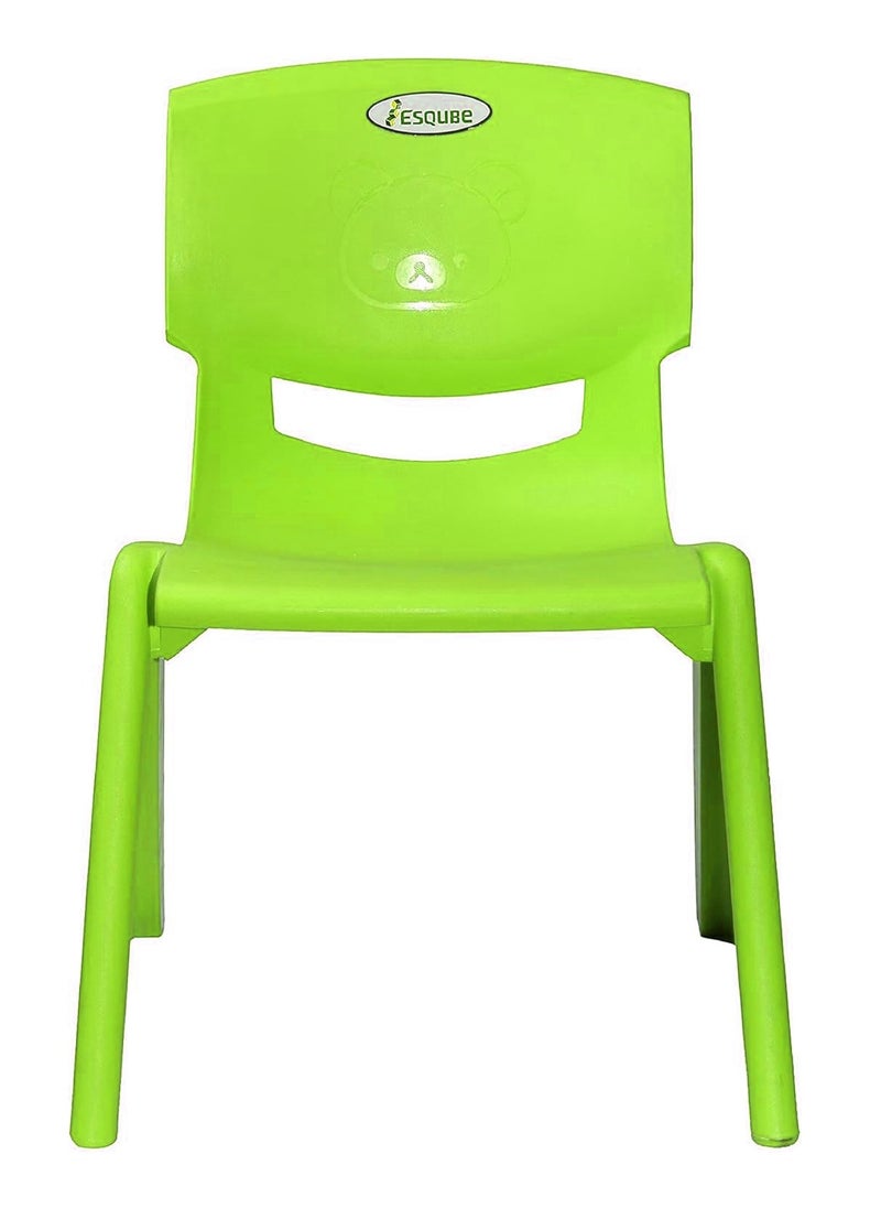 ESQUBE Kids Plastic School Study Chair Green  - Image 5