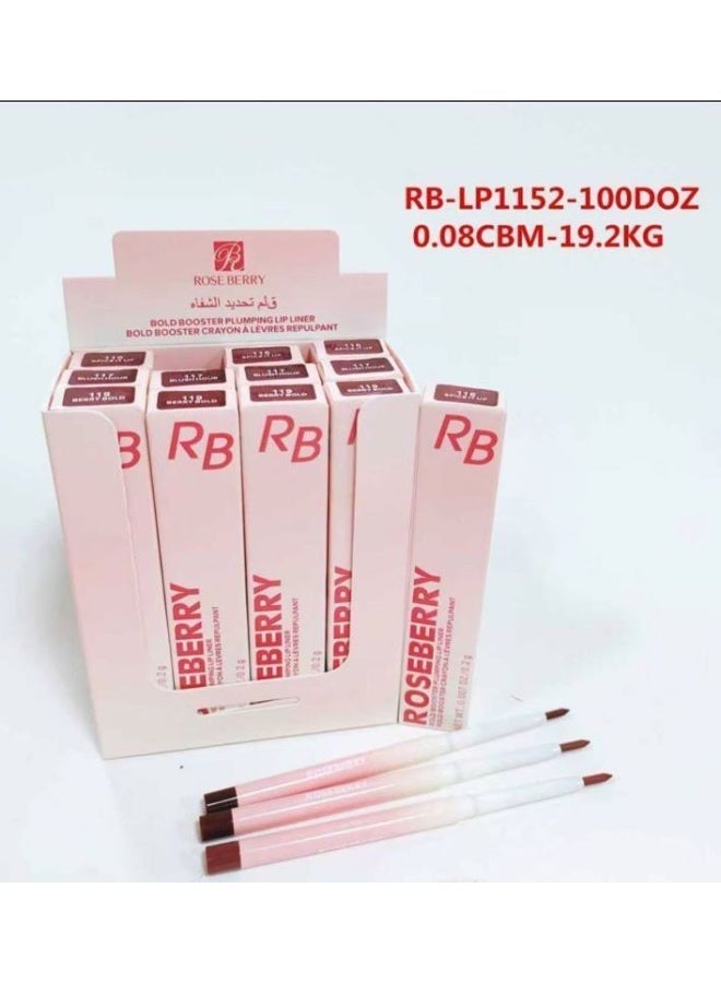 روز بيري قلم تحديد الشفاه بولد بوستر – تركيبة تعزز الامتلاء وثبات طويل – لمسة مطفية وتحديد دقيق- 116 - Image 3