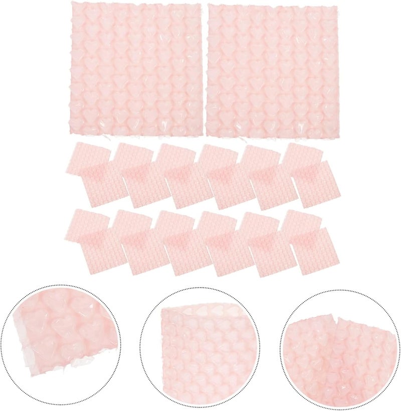 KASTWAVE Love Plastic Thicken Bubble Bags, 60Pcs Mailing Shockproof Bubble Bags For Bubble Packaging Bags Heart-Shaped Bubble Cushioning Bags Bubble Shipping Mailers - Image 4