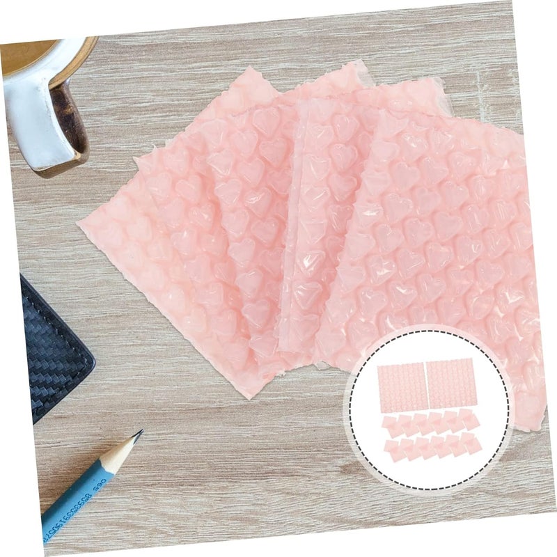 KASTWAVE Love Plastic Thicken Bubble Bags, 60Pcs Mailing Shockproof Bubble Bags For Bubble Packaging Bags Heart-Shaped Bubble Cushioning Bags Bubble Shipping Mailers - Image 5