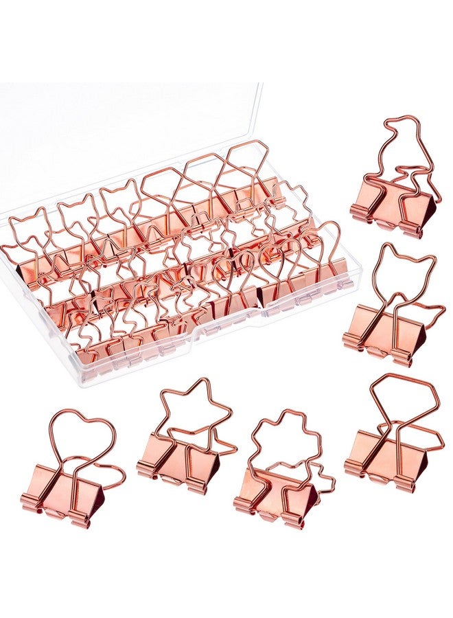 مستر. بين - مشابك ملفات لطيفة، 18 قطعة، 6 أنماط، مشابك ملفات متوسطة الحجم، مشابك ملفات صغيرة، مشابك لوازم مكتبية، مشابك ورق لطيفة، مشابك ملفات صغيرة، مشبك ملفات، مشابك صغيرة، مشابك ملفات صغيرة 3/4 بوصة - Image 1