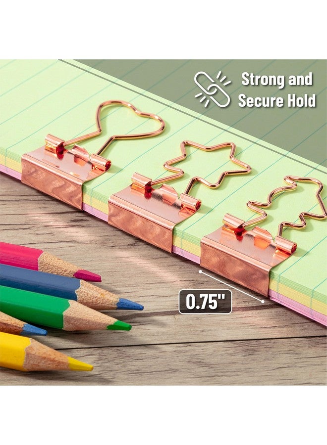 مستر. بين - مشابك ملفات لطيفة، 18 قطعة، 6 أنماط، مشابك ملفات متوسطة الحجم، مشابك ملفات صغيرة، مشابك لوازم مكتبية، مشابك ورق لطيفة، مشابك ملفات صغيرة، مشبك ملفات، مشابك صغيرة، مشابك ملفات صغيرة 3/4 بوصة - Image 3