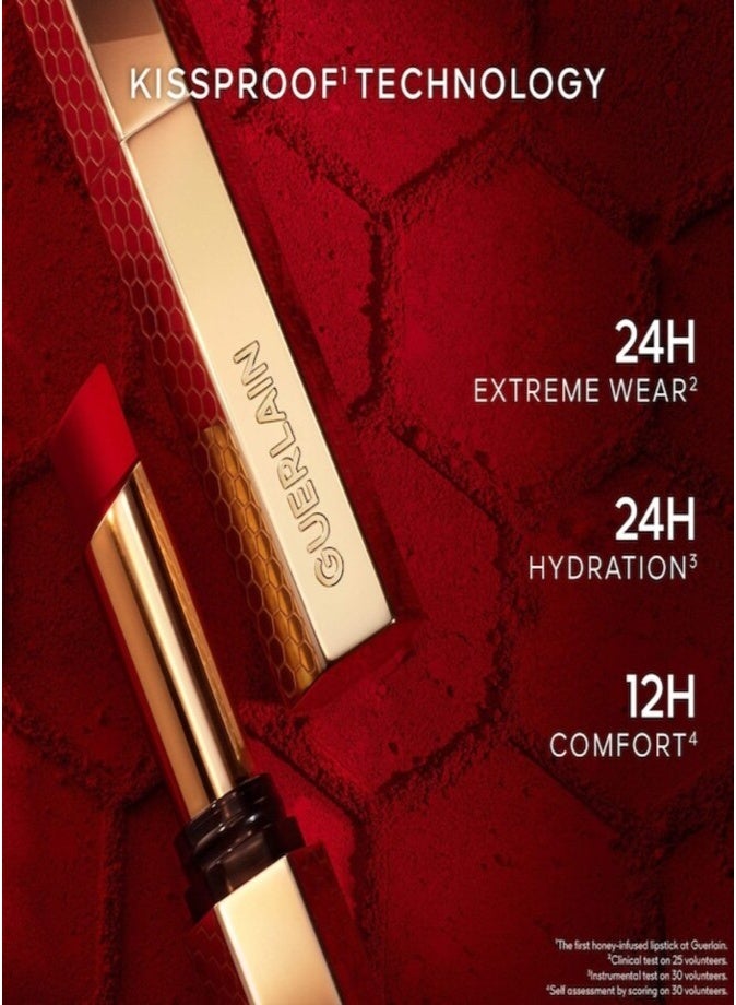 GUERLAIN Kiss Kiss Blur Matte Long-Wearing Lipstick 1.85g – 291 Deep Dahlia Soft Matte Lip Color - Image 5