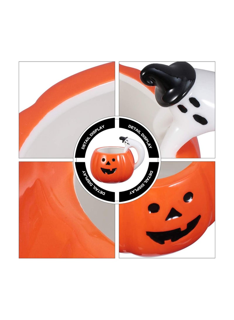 GGOOT 1pc Ceramic Mug Halloween Mug Creative Stylistic Fashionable Festival Pumpkin Coffee Cup for Coffee Home - Image 5