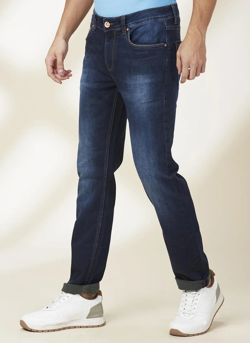 Being Human DK.TONE Men Classic Light Fade Mid-Rise Stretchable Jeans for Men | Best Price UAE