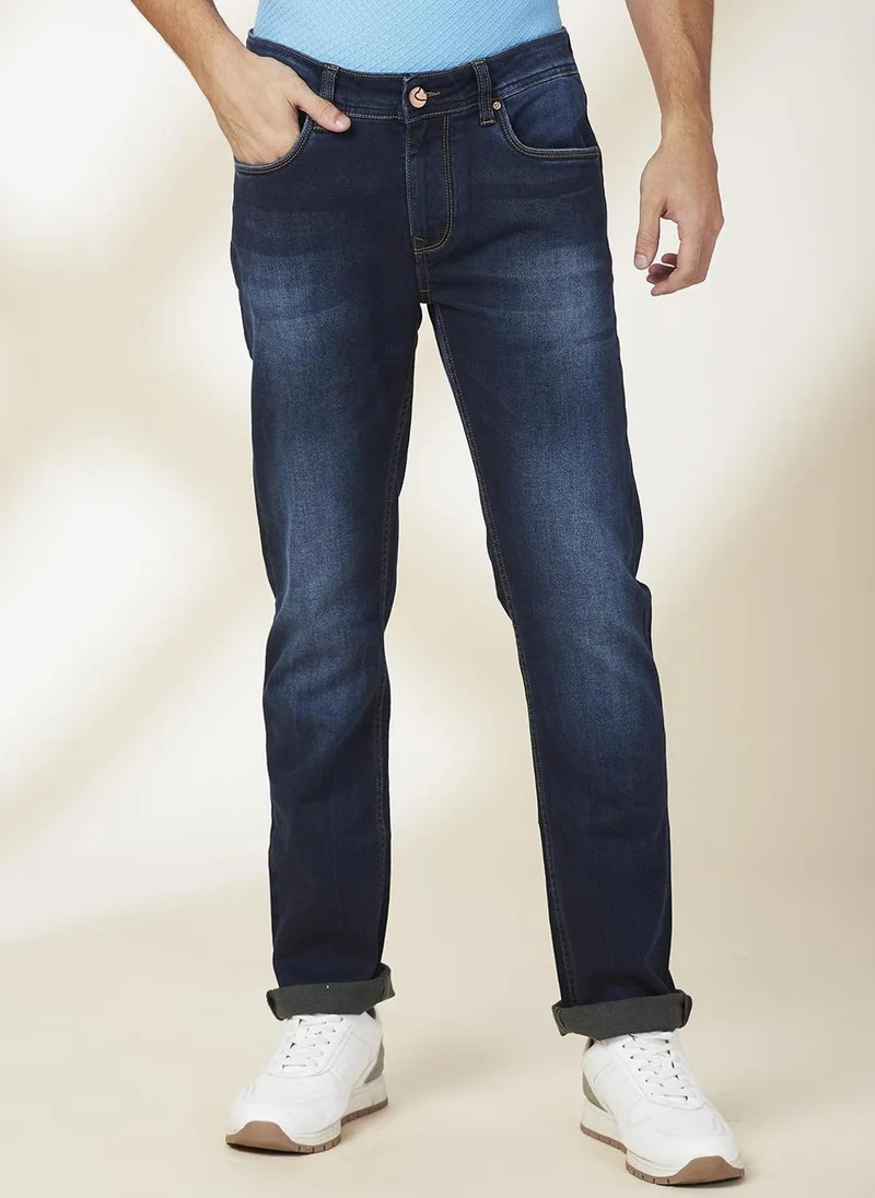 Being Human DK.TONE Men Classic Light Fade Mid-Rise Stretchable Jeans for Men | Best Price UAE