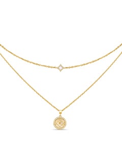 CERRUTI 1881 Silvia Double-Layered and Lustrous Mother of Pearl Necklace for Women  - Image 1