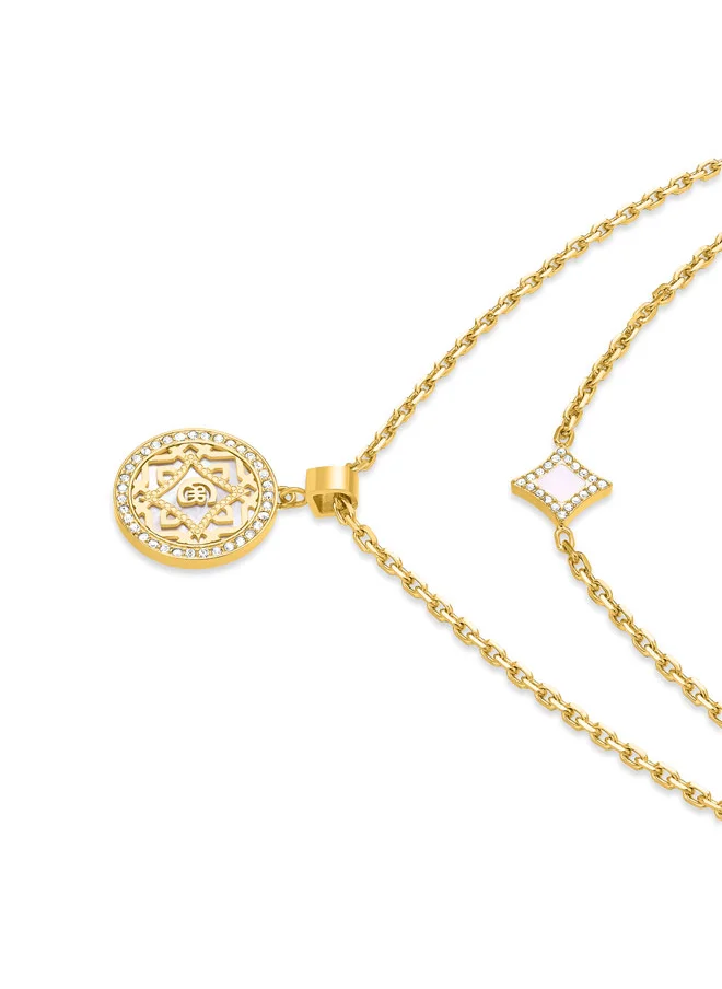 CERRUTI 1881 Silvia Double-Layered and Lustrous Mother of Pearl Necklace for Women